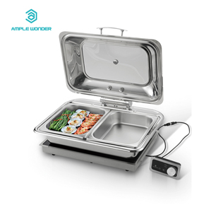 Chauffe-plat à induction commercial intégré 1000W pour restaurants, buffets et cuisines professionnelles AM-BCD105 Chauffe-plat à induction commercial AM-BCD1 - Product Image 4