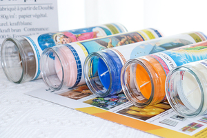 เทียนหอมสำหรับสวดมนต์แบบขายส่ง สีขาว 7 วัน บรรจุในขวดแก้ว ทำจากพาราฟิน - Product Image 3