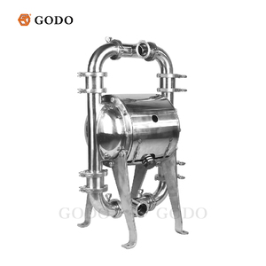 Bomba Sanitaria de Acero Inoxidable GODO QBW3-50, Bombas Neumáticas de Diafragma para Transferencia de Alimentos, para Proveedores de Fábrica OEM - Product Image 2