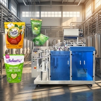 Machine d'emballage verticale automatique à vis sans fin pour poudre, sucre, boissons solides, sachets refermables, haute précision, qualité alimentaire