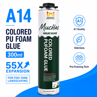 A14 300ML Mastic PU coloré écologique à prise rapide et forte adhérence pour terrarium et construction de roches artificielles
