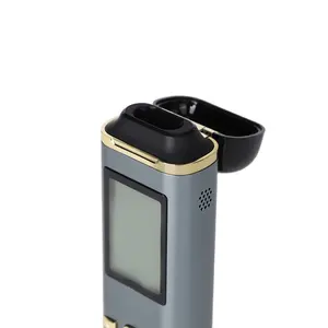 Testador de álcool para respiração, testador portátil com display LED digital rápido e de alta precisão, testador de álcool preto, mais novo