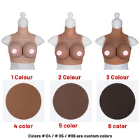 Faux Seins en Silicone Sexy Grande Taille pour Travestis Plaque Pectorale Silicone Féminine Sissy Forme de Poitrine