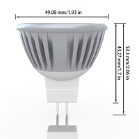 Aluminio MR16 Downlight DC12V 5W Iluminación interior GU5.3 Lámpara LED Taza Blanco cálido Regulable 12W 9W 220V COB Spot Light GU10 Bombilla LED