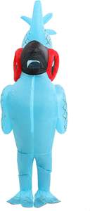 Déguisement Halloween Cosplay Costume gonflable <span class=keywords><strong>bleu</strong></span> <span class=keywords><strong>perroquet</strong></span> fête Costumes gonflables pour adultes - Product Image 2