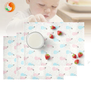 แผ่นรองจานแบบใช้แล้วทิ้งสำหรับเด็กทารกและเด็ก แผ่นรองจานกันน้ำ แผ่นรองโต๊ะแบบพกพาสำหรับร้านอาหาร - Product Image 2