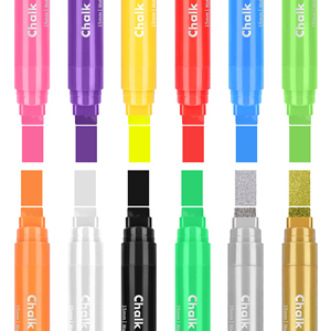 Marcadores de <span class=keywords><strong>Pintura</strong></span> de <span class=keywords><strong>Tiza</strong></span> Bview Art |   Marcadores para Pizarra con Puntas de 15 mm de Ancho - Marcadores Líquidos para Pizarra, Rotulador Borrable para Ventanas de Coche - Product Image 5