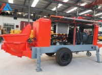 Pompe à béton électrique ultra-performante MINLE HBTS80 85m³/h 110kW Double Kawasaki/Rexroth pour la construction de grands tunnels et les grands travaux d'infrastructure