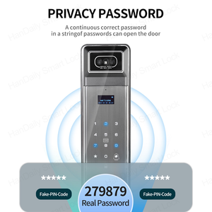 Handaily Usmart Go App con controllo remoto Video <span class=keywords><strong>Intercom</strong></span> Smart Lock Password per impronte digitali casa serratura elettronica - Product Image 3