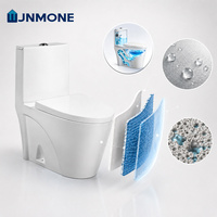 WC monobloc moderne en céramique, à poser au sol, avec chasse d'eau siphonique, équipement sanitaire de salle de bain, fournisseur OEM