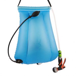 Échantillon gratuit – Sac de douche solaire portable et recyclable pour l'extérieur, la randonnée, la pêche et la plage, avec pompe de surpression – Certifié BSCI - Product Image 3