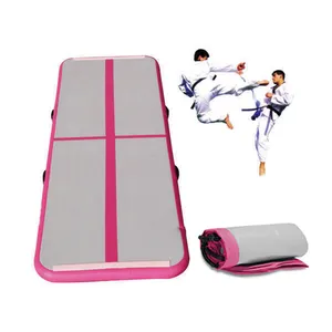 High quality inflatable air track tumbling mat Factory inflatable race track air mat outdoor tumble track for sport exercise