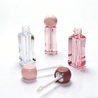 Tube de brillant à lèvres liquide 2,5 ml à marque privée, contenant d'huile hydratante pour les lèvres à la vitamine E, emballage OEM pour maquillage liquide et fard à paupières