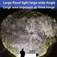 Vente chaude P50 longue portée 800 Lumen P70 LED torche tactique Flash lumière haute puissance Camp Zoom Rechargeable lampe de poche LED