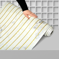Sticker mural imperméable en PVC au design cannelé moderne, facile à poser et à décoller, panneau mural décoratif insonorisant 3D