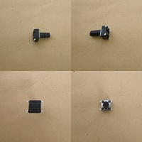 Interruptor Táctil TC-0606AL, 0.1A, 12VDC, 100000 Ciclos, 1.6N, SMD, 4 Pines, RoHS, Mini Interruptor Táctil Cuadrado de 6mm, Interruptor Táctil SMD para PCB