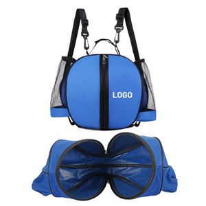 Custom Logo Sport Backpack Small Casual Daily Use Outdoor Basketball Shape Bag for <b>Men</b> - Product Image 1