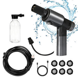 مسدس غسيل محمول لاسلكي قابل لإعادة الشحن بضغط عالي من فيرتاك 8 فولت مع زجاجة ماء للتنظيف المنزلي - Product Image 1