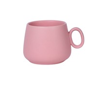 마두 280ml 공장 직판 독창적인 무광 세라믹 커피 머그잔 우유 애프터눈 티 마카롱 아침 식사 컵