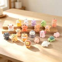 Speciale Aanbieding Gevlokte Boomdierhars Autohanger Dieren Hars Ambachten Gevlokte 3D Dieren Hars Charms voor Decoratie