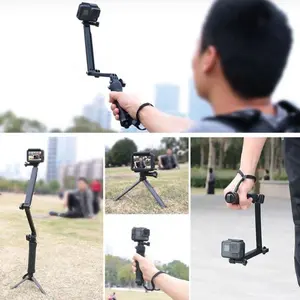 ماء 3-Way قبضة Monopod حامل ثلاثي القوائم Selfie عصا ل GoPro بطل 7 6 5 4 جلسة ل قبضة اليد العائمة ضد الماء