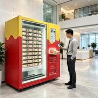 Distributeur automatique pratique de repas rapides pour les gares de métro et les hubs de transport – Machine à nourriture chaude