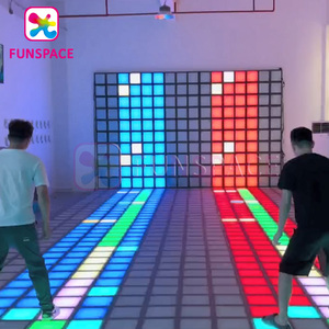 Funspace Indoor Multiplayer <span class=keywords><strong>Escape</strong></span> Challenge Adventure <span class=keywords><strong>Room</strong></span> Jump Mega Relay Pixel Grids Juego interactivo Led Floor - Product Image 5