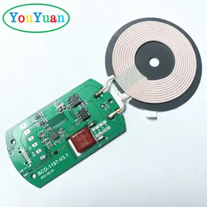 Custom pcba pcb wireless charging module 5v 2a Qi 1.3 gm Wireless Charging Module 15W