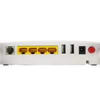 Akıllı ev ağ geçidi ZC-521 GPON ONU 1GE + 3FE LAN portu + 2.4G 5G AC WIFI ONU HGU ONT GEPON ONU için FTTH