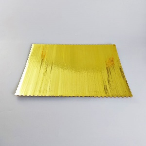 Sunshine Custom Printed 10 12 14 Inch Golden Decorative <b>Cake</b> <b>Boards</b> Drum Square <b>Rectangle</b> White <b>Cake</b> <b>Board</b> - Product Image 4