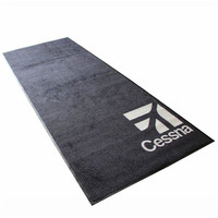 Tapis de porte avec Logo extérieur et intérieur, accueil, en caoutchouc