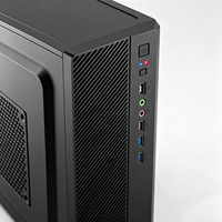 Boîtier PC Micro ATX Mid-Tower à Panneau Mesh SPCC pour Bureau, Vente Chaude, en Stock