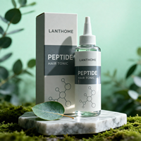 Tonique Capillaire Rafraîchissant à Absorption Rapide, Formule Douce et Non Grasse, Soin Quotidien du Cuir Chevelu Personnalisé OEM, Peptide Léger à Absorption Rapide
