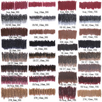 Tresses synthétiques bouclées au Crochet, Extension capillaire, 12 pouces