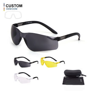 نظارات أمان واقية للصيد والصناعة بعدسات زرقاء عاكسة معتمدة من ANT5 ANSI Z87.1 - Product Image 6