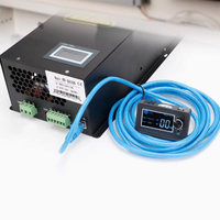YIBAI MYJG mesin pemotong Laser CO2, mesin pemotong Laser CO2 100W/150W dengan layar LCD meteran arus Harga kompetitif kondisi baru