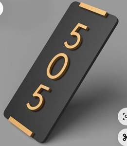 Plaques de <span class=keywords><strong>porte</strong></span> personnalisées <span class=keywords><strong>pour</strong></span> hôtels, toilettes, hôpitaux et autres lieux <span class=keywords><strong>Plaque</strong></span> en acrylique Nouvelle <span class=keywords><strong>d</strong></span>écoration de maison - Product Image 5