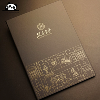 Couverture de menu en cuir PU de haute qualité, logo personnalisé, dossier de menu de restaurant, format A4