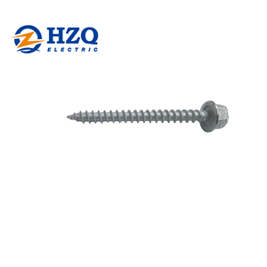 (250) Viti per Tetti in Metallo Zincato con Testa Esagonale 10 X 2 Pollici per Lamiera e Rivestimenti in Legno - Product Image 6