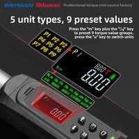 Kunci Torsi Digital Elektronik Presisi Tinggi Kelas Industri 340N Sistem Ratchet Aplikasi Sepeda Motor