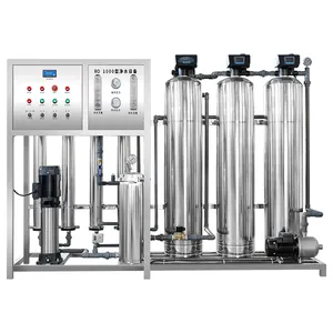 Commercial water equipment filter RO plant water treatment machine water softener with stainless steel 1000L/H 1ton