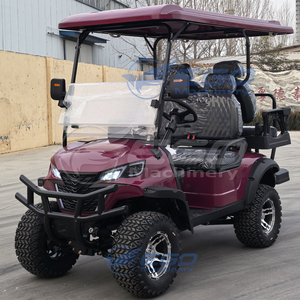 Voiturette de golf électrique 4 places à batterie lithium, nouvelle conception 2026, homologuée pour la route, avec transmission intégrale - Product Image 6