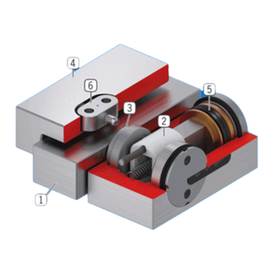 German Zimmer Pneumatic Normally Open Rail <b>Clamp</b> MK1501A MKS1501A - Product Image 2
