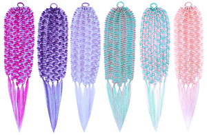 Colas <span class=keywords><strong>de</strong></span> Caballo <span class=keywords><strong>de</strong></span> Color Morado con Diseño <span class=keywords><strong>de</strong></span> Espina <span class=keywords><strong>de</strong></span> Pescado para <span class=keywords><strong>Ni</strong></span>ñas, Personalizables, Precio al por Mayor, Trenzas para <span class=keywords><strong>Ni</strong></span>ñas - Product Image 2