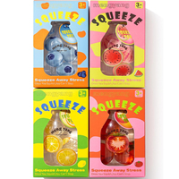 Jouet sensoriel anti-stress en TPR en forme de bouteille, à remontée lente, pour enfants et adultes, vente en gros