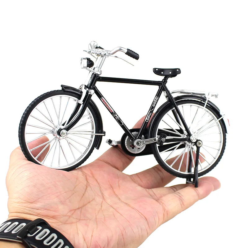 New mini 1:10 Alloy Model Bicycle Diecast Metal Finger Mountain bike Racing Simulation Adult Collection Toys for Children Gifts