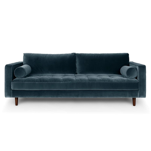 Otel lobi mobilya <span class=keywords><strong>3</strong></span> kişilik kanepe lüks kapalı Loveseat salonu kadife kumaş köşe kanepeler Modern oturma odası koltuk takımı - Product Image 1