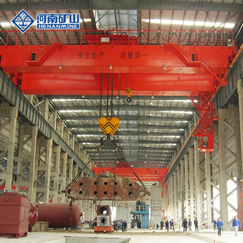 Ponte rolante elétrica de viga dupla personalizada para serviço pesado de 100 toneladas e 200 toneladas