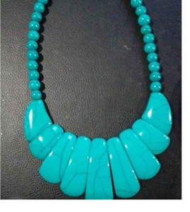 Collier tendance style vintage en résine pour femme, produit le plus vendu avec perles et chaîne en résine, idéal pour un cadeau, ange à la mode - Product Image 2