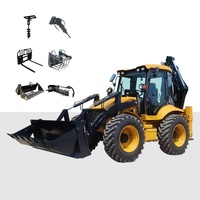 TOSH готов к отправке Jcb 4Cx экскаватор-погрузчик шины экскаватор-погрузчики Гуанчжоу